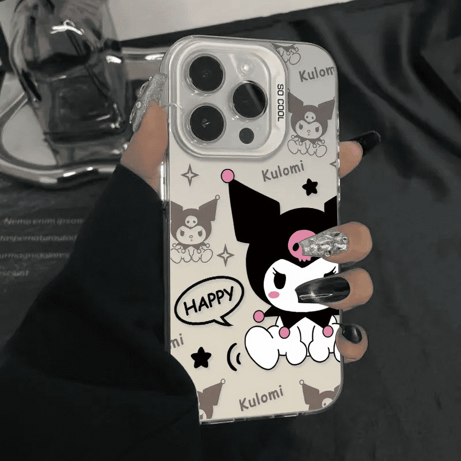 Sanrio Kuromi Happy Phone Cases For iPhone 15 14 13 11 12 Pro Max