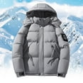 thumbnail image 2 of uikmnh Winter Jackets for Men Male Thermal Hooded Detachable Casual Jacket Size:4XL, 2 of 4