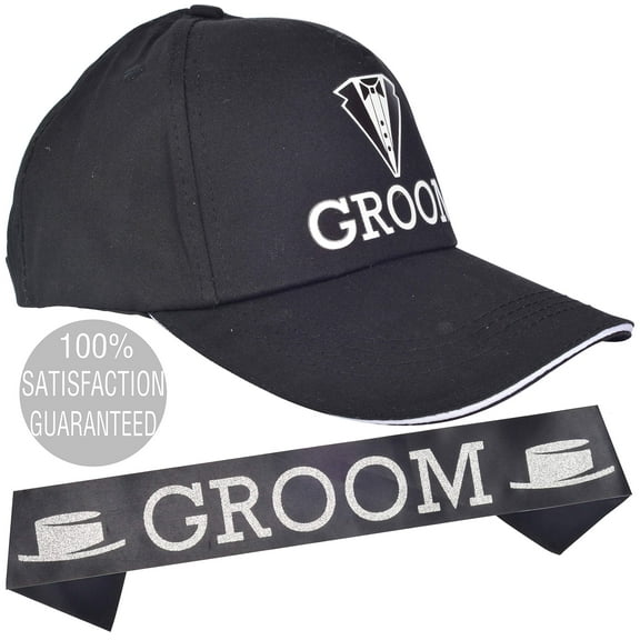 MEANT2TOBE Black Groom Bachelor Party Baseball Cap | Groom Bachelors Wedding Decor