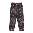 thumbnail image 5 of Naloa Flowers And Birds Print Women’s Ultra-Soft Comfy Pajama Lounge Pants with Pockets & Drawstring, 5 of 8