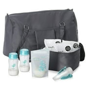 Evenflo Feeding Grey Pumping Accessories Tote - 33 Count, 1 Pack