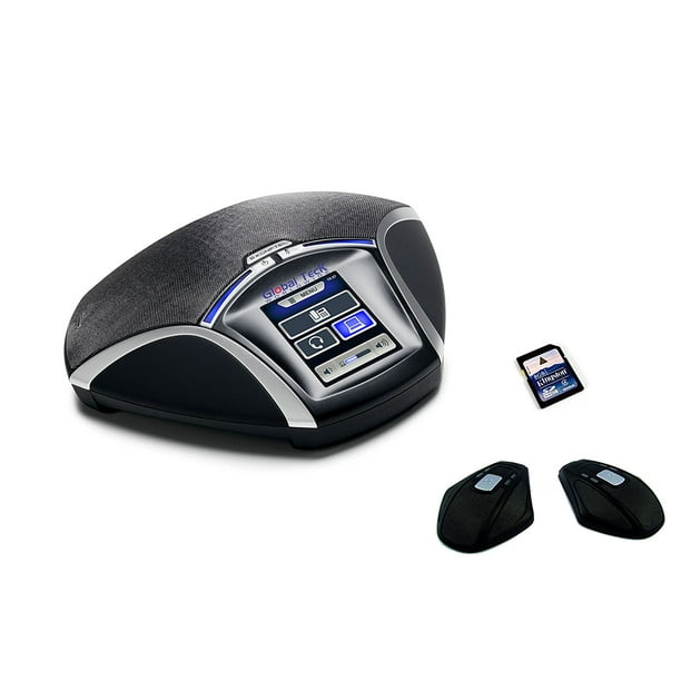 Konftel 55wx Rechargeable Wireless Speakerphone Bundle W Sd Card Microphone Extenders Bluetooth Usb 3 5mm Nfc Pc Mac Compatible With Uc Softphones Smartphones Tablet Pc Sdm Walmart Com Walmart Com