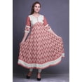 thumbnail image 2 of Bimba Kurti Indien pour Femmes Imprimé Ligne A Anarkali Kurti Robe Décontractée, 2 of 5