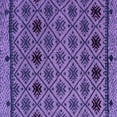 thumbnail image 1 of Ahgly Company Indoor Square Abstract Purple Modern Area Rugs, 7' Square, 1 of 4
