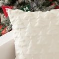 thumbnail image 2 of Navidad Fundas para Cojines de Christmas Tree, Fundas de Almohada Navidad de 45 x 45 cm, Alce y Copo Nieve Cojín Decorativos Sala, Decoración Navideña Casa (2, Blanco-árbol de Navidad), 2 of 3