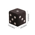thumbnail image 3 of Dvkptbk Shoe Benches Home Entryway Cubes Stool Living Room Sofa Stool Dice-Patterned Benches Home Essentials, Gray, 3 of 6
