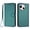 YB02, variant on Leather Wallet Phone Case, 3 Card Slots Flip Folio Cover with Kickstand, Hand Strap, Shockproof Protective Phone Purse Case Compatible with Sharp Aquos R11-Green