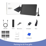 VEIKK VK1060PRO Drawing Tablet 10x6 inch with 2 Scroll Wheels,6 Hot Keys for Window Mac Linux