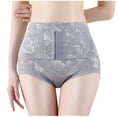 thumbnail image 3 of Kmdttou Underwear Women Pack Sexy Lace High Cut Panties Comfort Bikini Panty Stretch Underpants Breathable Ladies Briefs (Regular & Plus Size) Gray-M, 3 of 7
