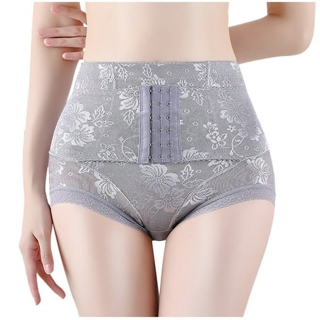 Tumotour Underwear for Women Shapewear Mid-Waist Trainer Corset Slimming Body Shaper Shaping Panties Butt Lifter Panty Shorts