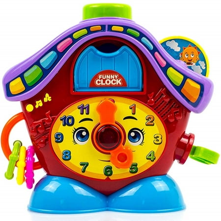 Toysery Clock Toys for Kids - Early Educational Toy for Toddler, Babies - Great Gift