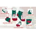 thumbnail image 3 of Toddler Girls Boys Christmas Socks with Grips Cotton kids Slipper Socks Baby Winter Non Slip Fuzzy Socks, 3 of 5
