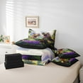 thumbnail image 6 of Manfei Animal Dinosaur 7-Piece Bedding Comforter Set,Botanical Plants King Bedding Sets,Woodland Wildlife Ultra Soft Bed Sheets,Super Cozy Floral Room Decor,Reversible, 6 of 8