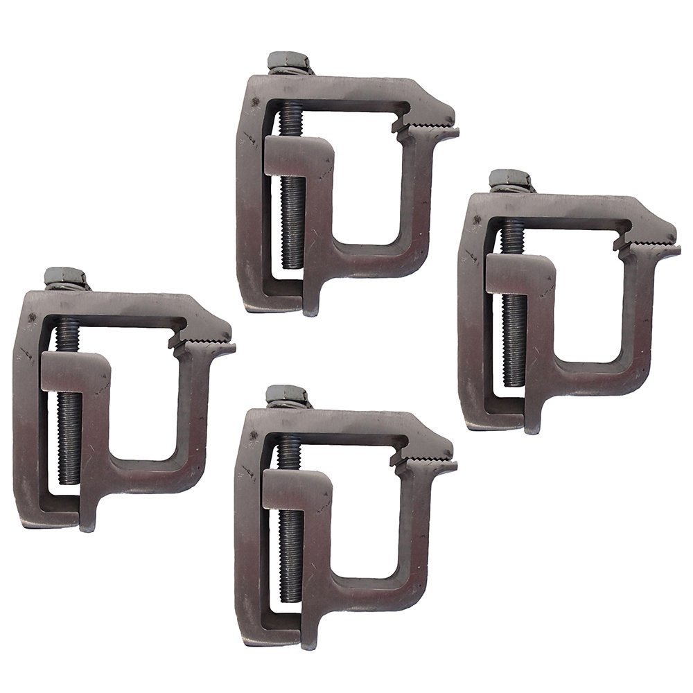(4) heavy duty mounting clamps truck cap camper shell topper tl2002
