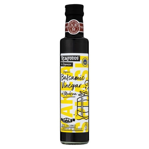 Realfoods Organic Balsamic Vinegar 250ml, British Import (Pack of 2)