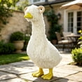 thumbnail image 4 of AZXY Porch Goose Outfits, 23 Inch Sheep‑Themed Plush Goose Costume for Cement & Plastic Porch Goose Statue, Duck Goose Clothing for Outdoor Garden Yard Lawn Patio Statue Home Decoration, 4 of 8