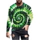 thumbnail image 2 of Blusas y camisas de manga larga con cuello redondo para hombre, estilo casual, estampado, cuello redondo, para fitness, deportivas, de licra., 2 of 5
