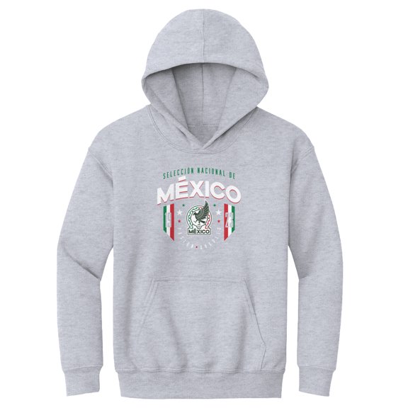Youth 500 Level Gray Mexico National Team 1923 Pullover Hoodie