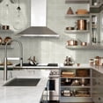 thumbnail image 3 of 10 Sheet Thicker Peel and Stick Backsplash Tile, 12"x12" 3D Self Adhesive Square Mosaic Subway Checkered Vinyl Backsplash Stick on Wall Tiles for Bathroom, Kitchen, Living Room (Beige), 3 of 11