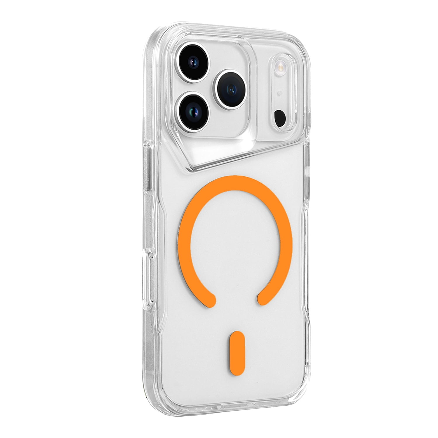 Tinted Edge MagSafe Clear Case for iPhone 17 Pro Max - Orange