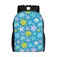thumbnail image 1 of Balery Starfish Mochila - Mochila Estilosa y Duradera para Laptop de 15 Pulgadas con Tela Oxford Impermeable, 1 of 8