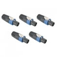 thumbnail image 1 of Pin Speaker Connector,5Pcs NL4FC 4-Pin Plug Audio Connector Speaker Connector Sleek Aesthetic, 1 of 12