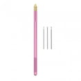 thumbnail image 3 of Tambour Crochet Hook with 3 Needles Embroidery Beading Knitting Tool DIY Tambour Pink, 3 of 7