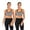 Gray#2, variant on DODOING Activewear Fitness Sports Bra Juniors Seamless High Impact Support Workout Yoga Bra Gym 2 Pack