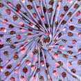 thumbnail image 2 of Serafina Home Love Valentine Throw Blanket: Love is Chocolate Covered Strawberries Pink Purple White Red with Modern Designed, Microfiber Fleece Velour, 2 of 4