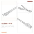 thumbnail image 2 of Camping Cutlery Set Stainless Steel Outdoor Flatware Hiking Utensils Foldable Forks Travel Tableware Portable, 2 of 6
