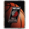 LHM NBA Portland Trail Blazers Photo Real Tapestry Woven Throw, Red - 48 x 60 in.