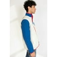 thumbnail image 4 of Colorblock Sherpa Nylon Jacket - Full Zip, Warm Outdoor Coat, 4 of 4