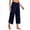 Navy, variant on Caywon Women's Stretchy Comfortable Workout Pants Yoga 7/8 Pants Work Casual Trousers for Gym Office Multifunctional Athletic Wear Gray XL