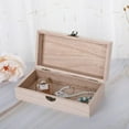 thumbnail image 1 of KAKOWELY 2Pcs Retro Storage Box Wooden Storage Box For Organizing Items Khaki, 1 of 5