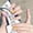 C, variant on Purple Yellow French Press on Nails with Flower Designs Short Square Fake Nails Nude Glossy Acrylic Press in Nails Full Cover Stick on Nails for Women Nail Manicure 24 Pcs