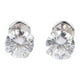 thumbnail image 3 of Pendiente de botón de plata brillante, ligero y exquisito, accesorio para pendientes de botón de oro blanco de 6 mm, 3 of 14
