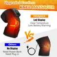 thumbnail image 4 of Heated Knee Massager for Pain Relief - Knee, Shoulder & Elbow Brace with Heating and Massage, 3 in 1 Heating Pads for Pain Relief,Black, 4 of 5