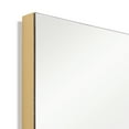 thumbnail image 4 of "Golden Stream Rectangular Wall Mirror", 36"x24" Frameless Mirror Featuring a Unique Gold Vein Embellishment, 4 of 10