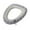 M, variant on O-Shaped Toilet Seat Pad Plush Warm Toilet Cover Cushion with Lifting Handle Washable Stretchable Fabric Protector for Winter in Gray and Beige