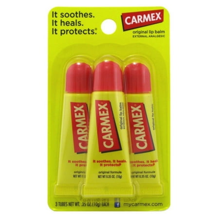 Carmex Orig Lip Balm Ultra Moisturizing, Classic Medicated, 0.35 oz, 2-Pack