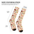 thumbnail image 5 of Bixox Fall Farm Pumpkin Print Compression Socks,Compression Socks Women & Men Circulation for Medical,Running,Athletic, 5 of 7
