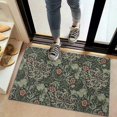 thumbnail image 2 of Bohemian Retro Floral Non-Slip Entryway Door Mat,Boho Indoor Decor Durable Low Plush Door Mat,Washable Welcome Rug for Patio Hallway Home Decor 20x32 Inches, 2 of 7