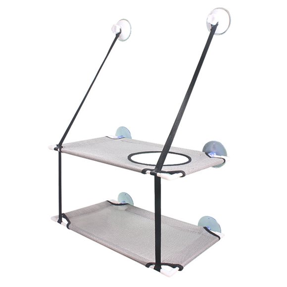Hamac de Fenêtre pour Chat - avec Ventouses Robustes Lit de Fenêtre pour Chats