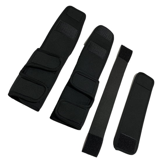 Greeniant Protector antibacteriano negro del codo del perro protección confiable para el hombro del protector del soporte del perro negro L Type3 NO3