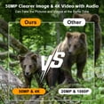 thumbnail image 4 of Solar Powered Night Vision Trail Camera 50MP 4K Hunting Cameras 0.3s Trigger Time Trail Camera, 4 of 8