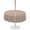 Beige, variant on Outdoor Tablecloth with Umbrella Hole for Patio/Picnic/Party/Camping, Beige Solid Color Waterproof Table Cloth Round Cover Washable, Aesthetics Contemporary Luxury (Dia 54")