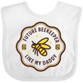 thumbnail image 3 of Inktastic Future Beekeeper Like Daddy Boys or Girls Baby Bib, 3 of 4