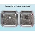 thumbnail image 6 of Colourtree Grey Pebble Sink Mats for Stainless Steel Sink, PVC Sink Saddle Protectors Kitchen(2 Pcs), 6 of 7