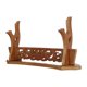 thumbnail image 4 of Soporte para espadas, soporte para espadas de mesa, estilo retro, base estable de madera para exhibición de espadas. 1 capa, 4 of 9