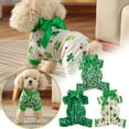 thumbnail image 5 of St Patrick's Day Dog Summer Cute Four Legged Belly Pajamas for Small Medium Breed St Patrick's Day Decorations, 5 of 5